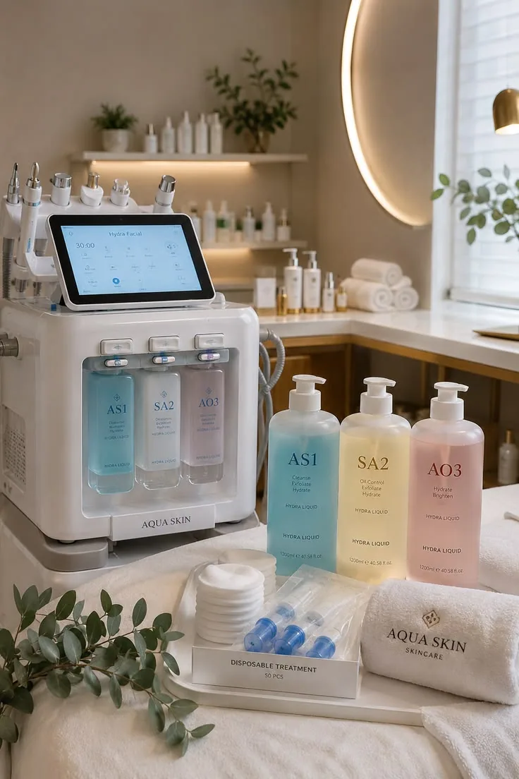 Démonstration pratique de la formation Hydraskin